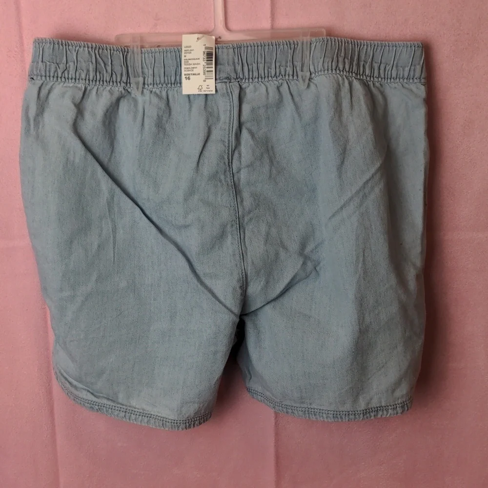 The Children's Place Tessa Wash Stretchy Waist Shorts size 16